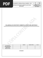 0-POP GQ 001 - Elaboração de Modelo de Procedimento Operacional Padão (Modelo)