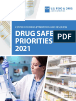 Drug Safety Priorities 2021: Center For Drug Evaluation and Research