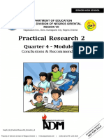 Practical Research 2: Quarter 4 - Module 6