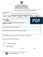 M&E Summary Report School For INSET, SLAC and Other Training-Related Activities