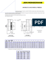 Double Flange Portal Wheels: JDN Monocrane