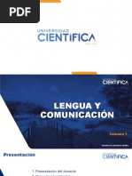 Lengua y Comunicacion - Sem-01 - 2022-1