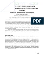 Real Time Fault Alert System For Distribution Transformer Using Iot With Android