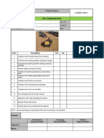 Bar Cutting Machine HSE Checklist