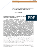 Spad-N Au Service D'Une Méthodologie Pour L'Analyse Des Données Textuelles