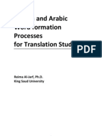 English and Arabic Word Formation Processes