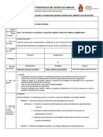 Cartas Descriptivas Curso - Las Fracciones