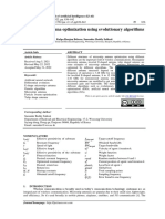 Microstrip Antenna Optimization Using Evolutionary Algorithms