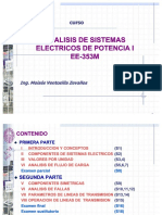 Analisis de Sistemas Electricos de Potencia I (Ee-353m)