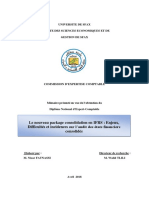 Le Nouveau Package Consolidation en IFRS: Enjeux, Difficultés Et Incidences Sur L'audit Des États Financiers Consolidés