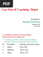 Lay Out of Coaching Depots