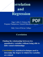 Correlation and Regression