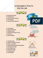 Calendario Cívico Escolar