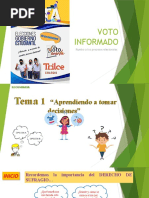 Voto Informado - Tutoria