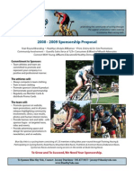 2008 - 2009 Sponsorship Proposal: Commitment To Sponsors