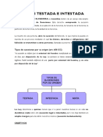 Sucesión Testada e Intestada