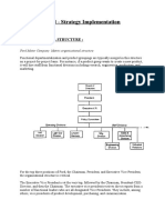 Ford - Strategy Implementation: Organisational Structure