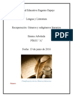 Generos y Subgeneros Literarios