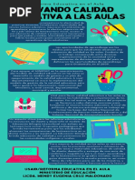 INFOGRAFIA Llevando Calidad Educativa A Las Aulas