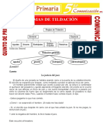 Normas de Tildación para Quinto de Primaria