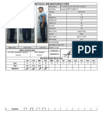 Individual Bmi Monitoring Form