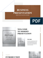 Business Modern Google Slides Presentation Template