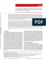 Small Strain Stiffness For Granite Residual Soil Effect of Stress Ratio