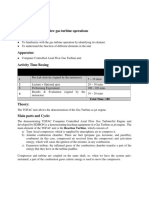 Practical 7: Introduction To Axial Flow Gas Turbine Operations Objective