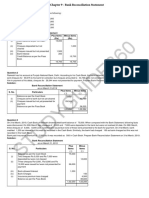 Chapter 9 - Bank Reconciliation Statement