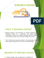 RESEARCH DESIGN PPT Presented by Sachin Sharma