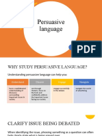 Persuasive Language