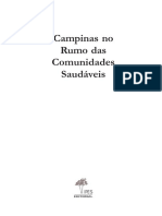 Campinas No Rumo Das Comunidades Saudáveis - Martins, José Pedro Soares e Rangel, Humberto de Araújo