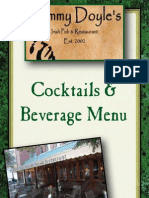 Patio Drink Menu