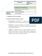 Informe Mensual de Orden y Limpieza de Baños