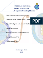 Informe de Laboratorio de Circuitos Electricos I - Numero 03