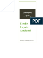 Estudio de Impacto Ambiental: Rehabilitación de La Carretera CA-4: La Entrada - Santa Rosa de Copán