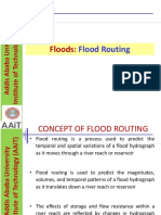 Floods:: Flood Routing