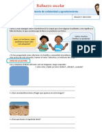 FICHA 1 COMUNICACION Una Historia de Solidaridad y Agradecimiento