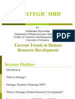 Strategic HRD: Current Trends in Human Resource Development