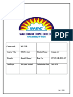 MMT-1 LAB Report Usman Ali UW-19-ME-BSC-029