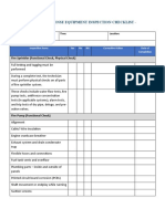 Emergency Response Equipment Inspection Checklist - Annually