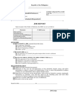 03 PMC Form No. 21 - JDR Report