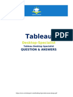 Tableau Desktop Specialist