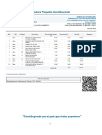 Factura Pequeño Contribuyente: "Contribuyendo Por El País Que Todos Queremos"