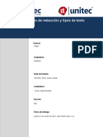 Tipos de Texto y Tipos de Redacción, Angie Pineda