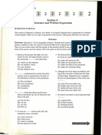 Structure and Written Expression: Section 2