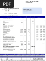 Bulletin de Salaire