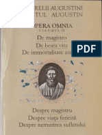 Sfantul Augustin VI. Despre Magistru. Despre Viata Fericita. Despre Nemurirea Sufletului