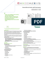 Reversible Air/water Split Heat Pump: Description