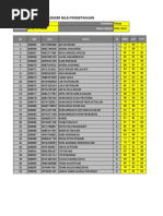 Legger Nilai Pengetahuan: Kelas: Semester: Madrasah: Tahun Ajaran